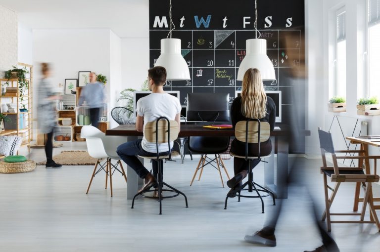 Modern coworking space
