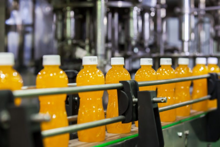 Conveyor system in a packaging company