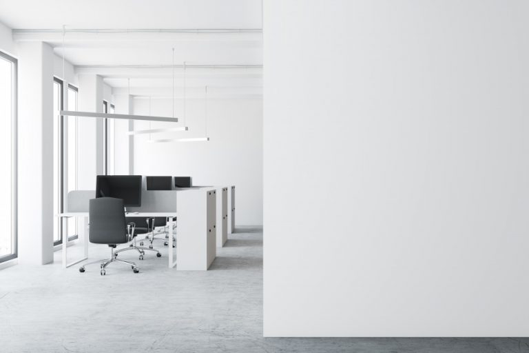 minimalist office space