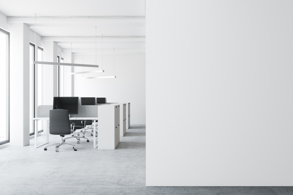 minimalist office space