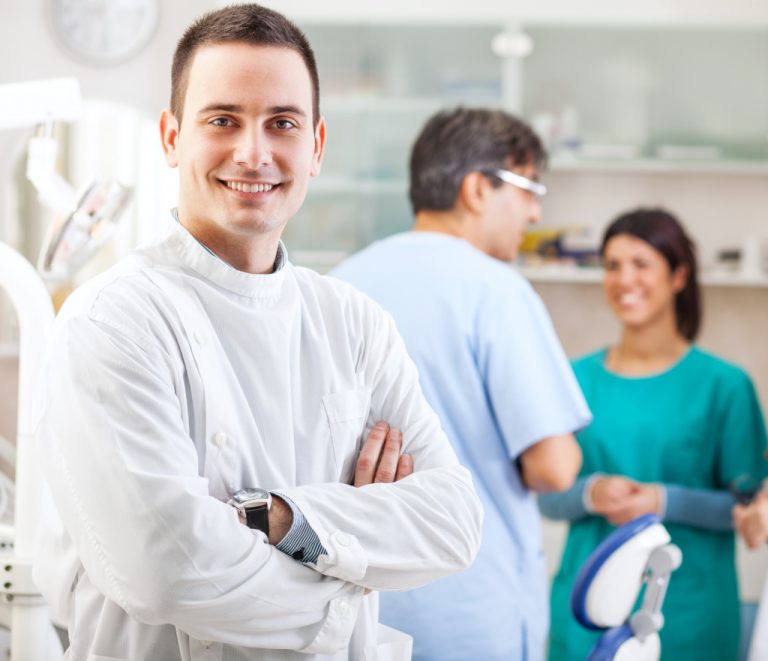 a dentist