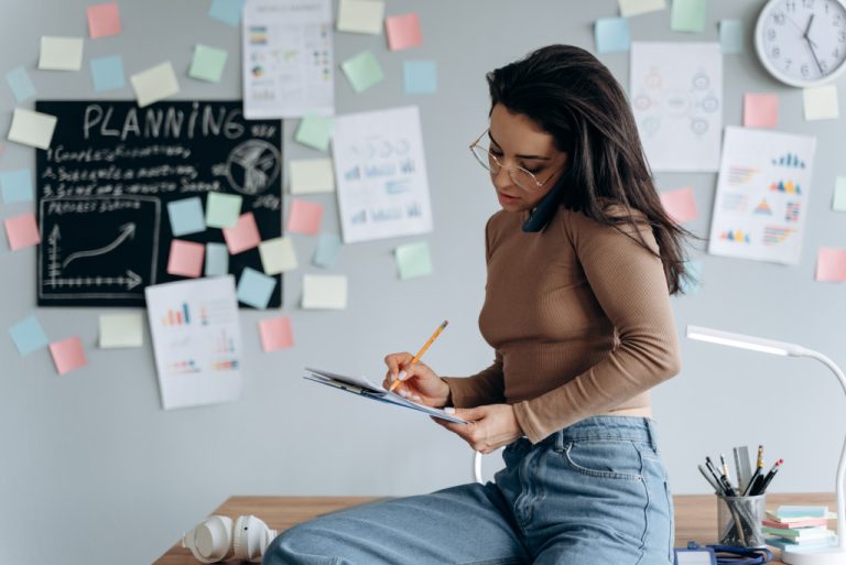 a person working