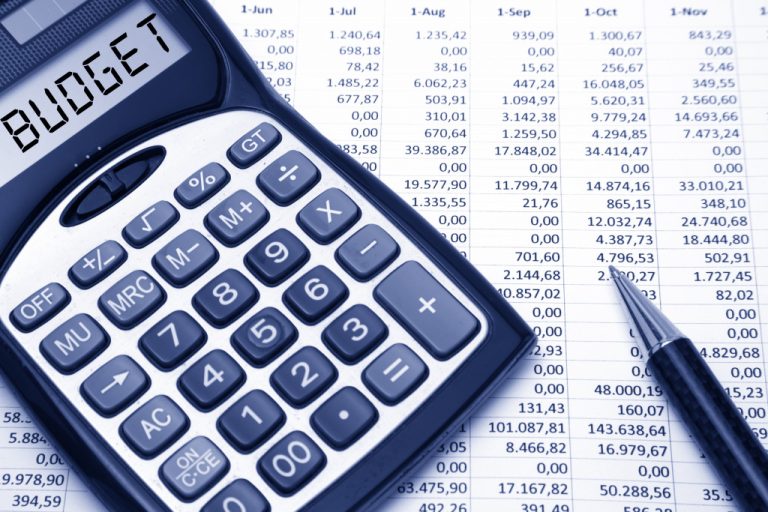 accounting budget concept