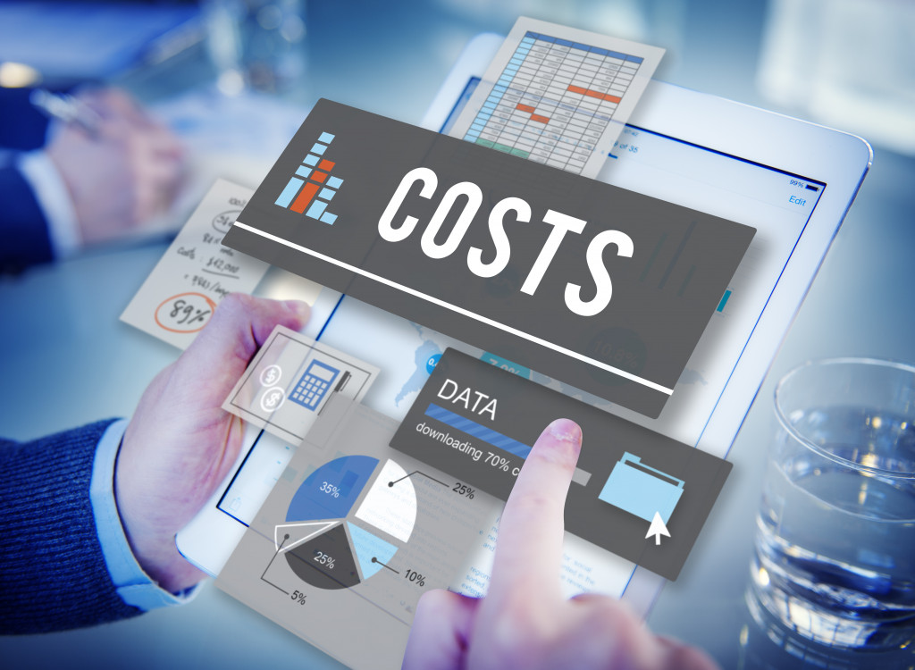Calculating costs using data