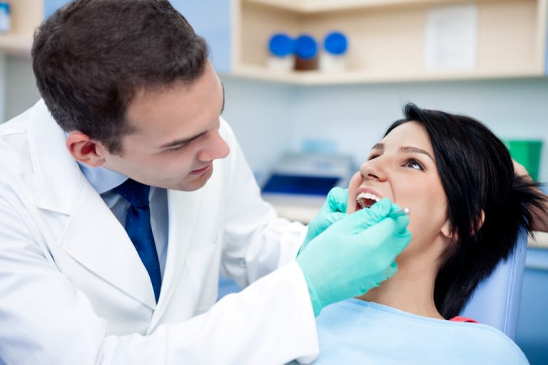 dentist with his patient